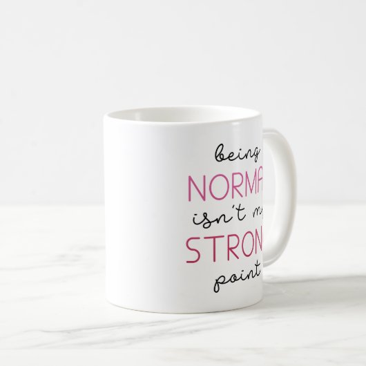 normal sein kaffeetasse (VorderseiteRechts)