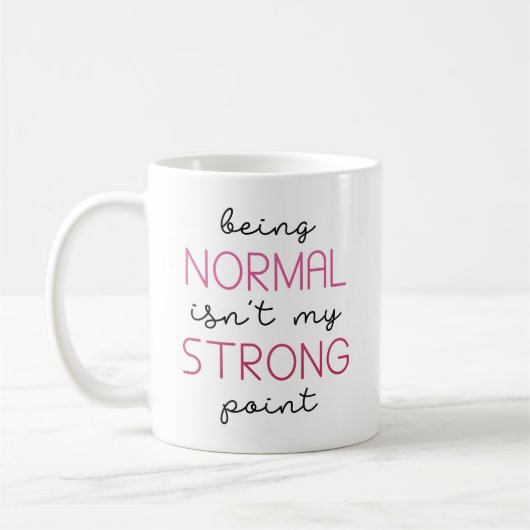 normal sein kaffeetasse (Links)