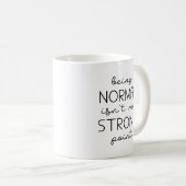 normal sein kaffeetasse (VorderseiteRechts)