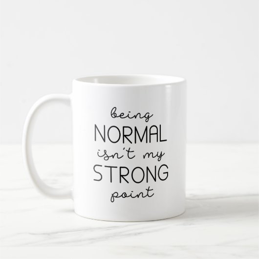 normal sein kaffeetasse (Links)