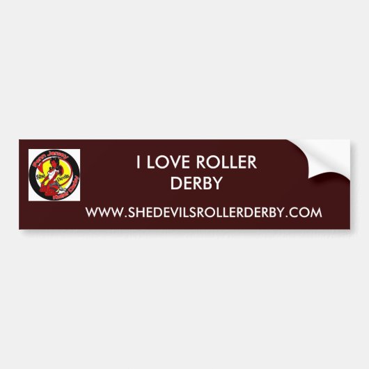 normal_shedevilslogo, WWW.SHEDEVILSROLLERDERBY…. Autoaufkleber (Vorne)