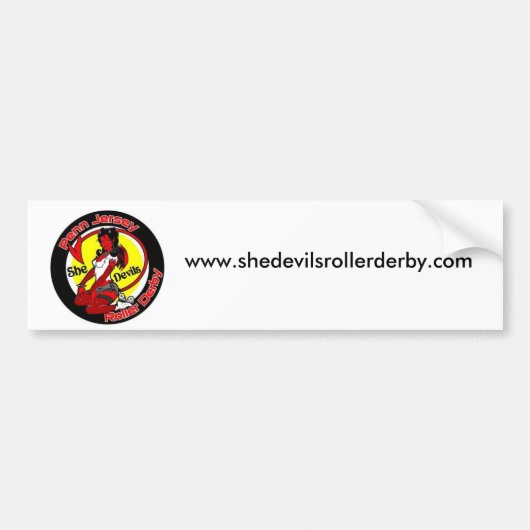normal_shedevilslogo, www.shedevilsrollerderby.com autoaufkleber (Vorne)