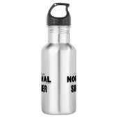 Normal Singer Edelstahlflasche (Vorderseite)
