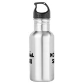 Normal Singer Edelstahlflasche (Rückseite)