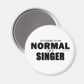 Normal Singer Magnet (Vorderseite/Rückseite)