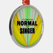 Normal Singer Ornament Aus Metall (Rechts)