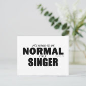 Normal Singer Postkarte (Stehend Vorderseite)