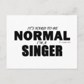 Normal Singer Postkarte (Vorderseite)