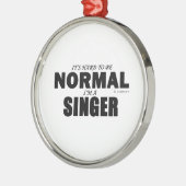 Normal Singer Silbernes Ornament (Links)