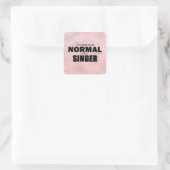 Normal Singer Square Sticker (Tasche)