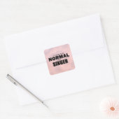Normal Singer Square Sticker (Umschlag)