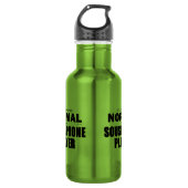 Normal Sousaphone Player Edelstahlflasche (Vorderseite)