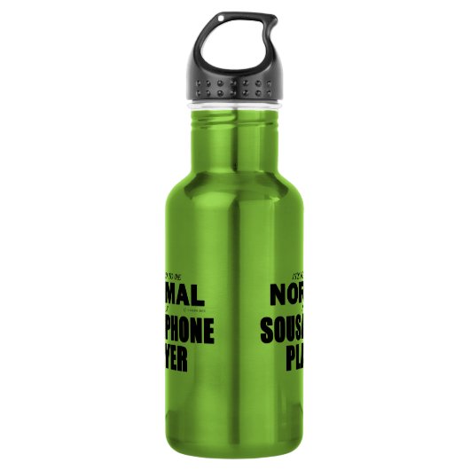 Normal Sousaphone Player Edelstahlflasche (Vorderseite)