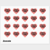 Normal Tin Whistle Player Heart Sticker (Blatt)