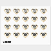 Normal Tuba Player Heart Sticker (Blatt)