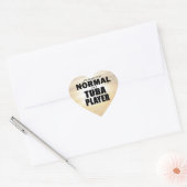 Normal Tuba Player Heart Sticker (Umschlag)