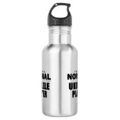 Normal Ukulele Player Edelstahlflasche (Vorderseite)