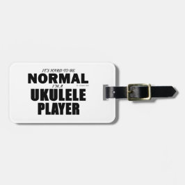 Normal Ukulele Player Gepäckanhänger
