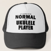 Normal Ukulele Player Truckerkappe (Vorderseite)