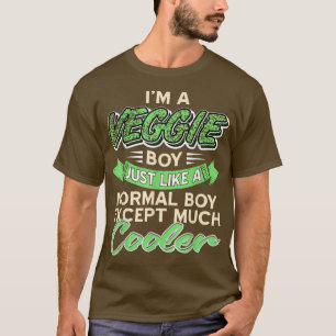 Normal Veggie Boy Vegan vegetarische gesunde Gesch T-Shirt