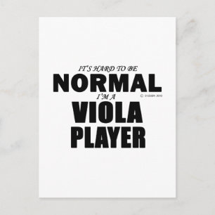 Normal Viola Player Postkarte