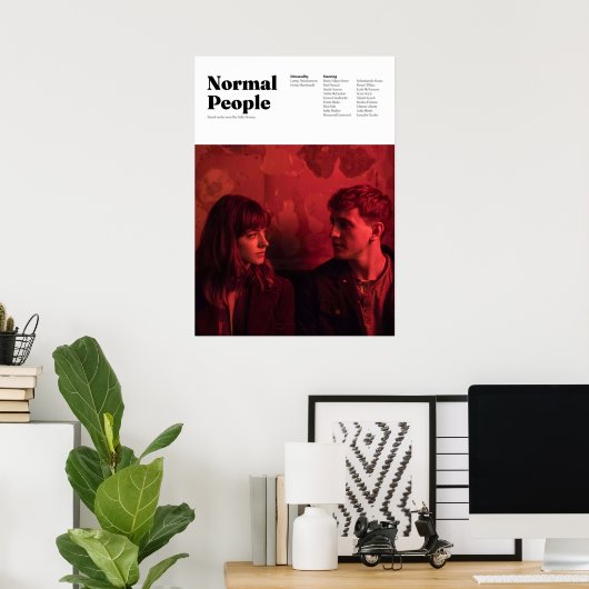 Normalbürger minimal poster (Heimbüro)