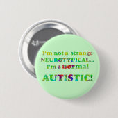 Normale autistische Knöpfe Button (Vorne & Hinten)