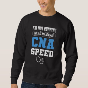 Normale CNA-Geschwindigkeitskrankenschwester und m Sweatshirt