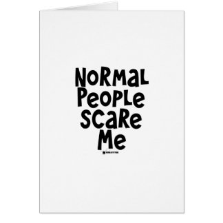 Normale Leute kümmern sich um mich