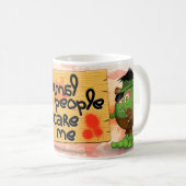 'Normale Leute kümmern sich um mich' Humurer Frank Kaffeetasse (VorderseiteRechts)