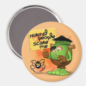 'Normale Leute kümmern sich um mich' Humurer Frank Magnet (Vorderseite/Rückseite)