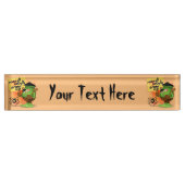 'Normale Leute kümmern sich um mich' Humurer Frank Namensplakette (Vorderseite)