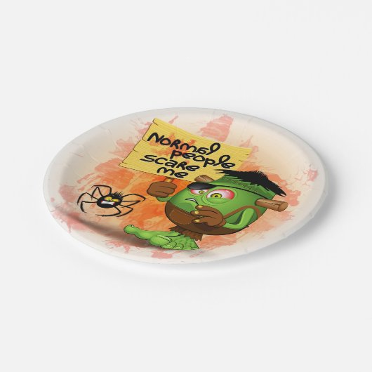 'Normale Leute kümmern sich um mich' Humurer Frank Pappteller (Schrägansicht)