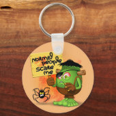 'Normale Leute kümmern sich um mich' Humurer Frank Schlüsselanhänger (Vorderseite)