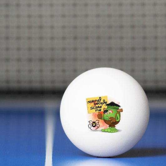 'Normale Leute kümmern sich um mich' Humurer Frank Tischtennisball (Netto)