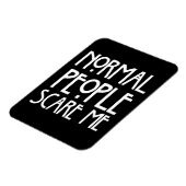 Normale Leute kümmern sich um mich Magnet (Linke Seite)