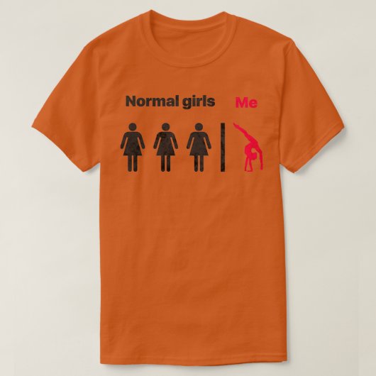 Normale Mädchen T-Shirt (Design vorne)