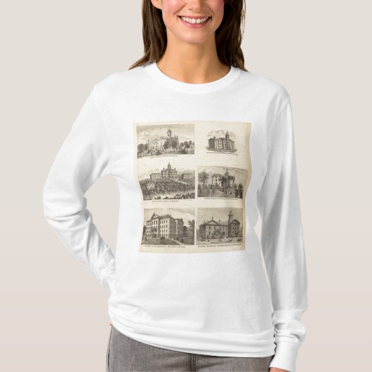 Normale Schulen des Staat und Staats-Universität T-Shirt (Vorderseite)