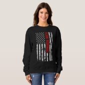 Normale Team-Flag-Team Normal US-Flag-Team Normal Sweatshirt (Vorne ganz)