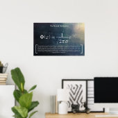 Normale Verteilung - Mathematik-Poster Poster (Heimbüro)