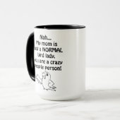 Normale Vogel-Dame Tasse (Vorderseite Links)