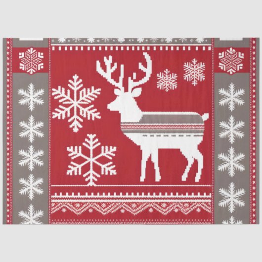 Normale Weihnachtswaschpapier Seidenpapier (Vorderseite)