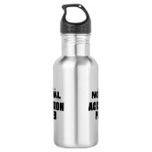 Normaler Accordion-Player Edelstahlflasche (Rückseite)