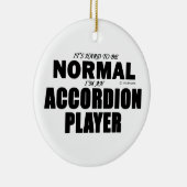Normaler Accordion-Player Keramikornament (Rechts)