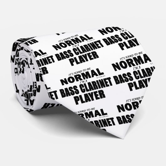 Normaler Bass Klarinettenspieler Krawatte (Gerollt)