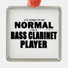 Normaler Bass Klarinettenspieler Ornament Aus Metall