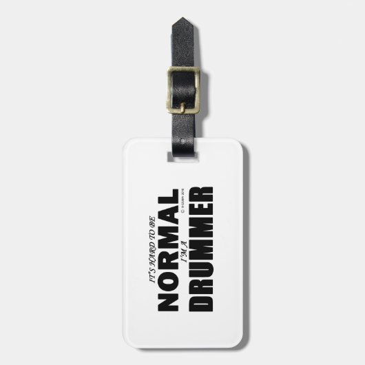 Normaler Drummer Gepäckanhänger (Vorderseite vertikal)