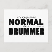 Normaler Drummer Postkarte (Vorderseite)