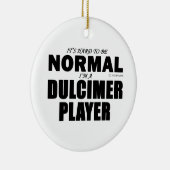 Normaler Dulcimer-Player Keramikornament (Rechts)