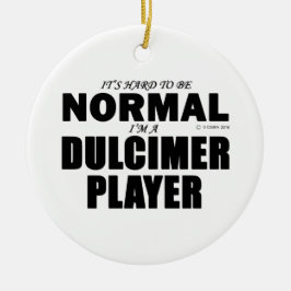 Normaler Dulcimer-Player Keramikornament